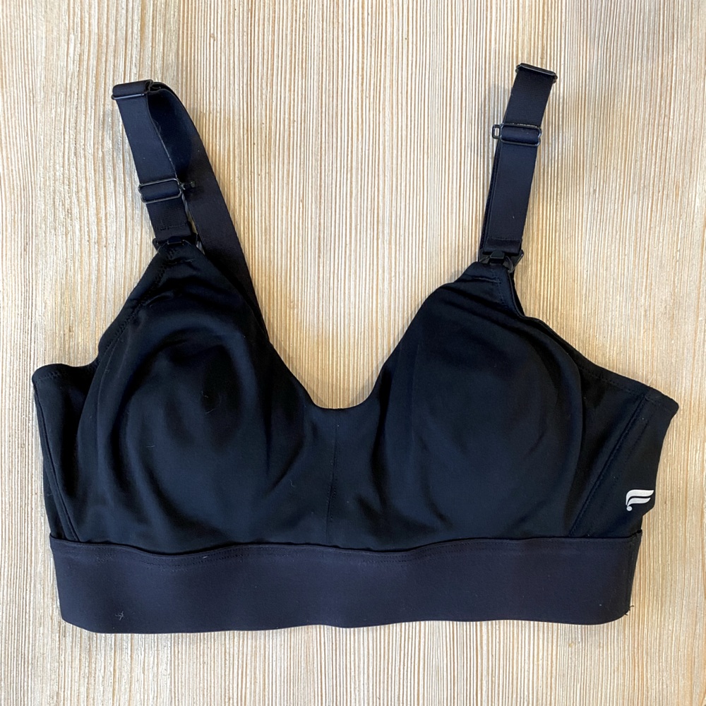 Fabletics Maternity Nursing Sports Bra - Black